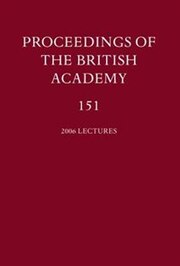 Proceedings of the British Academy, Volume 151…