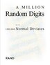 A Million Random Digits With 100,000 Normal Deviates: Million Random Digits W/100000