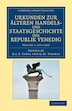 Urkunden zur älteren handels&nbsp;- und…