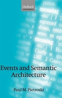 Events And Semantic Architecture: