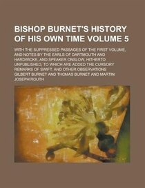 Bishop Burnet''s History of His Own Time (1823)