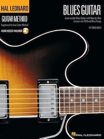 Hal Leonard Blues Guitar Method Book With CD