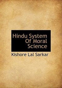Hindu System Of Moral Science