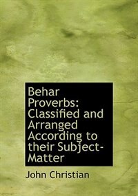 Behar Proverbs