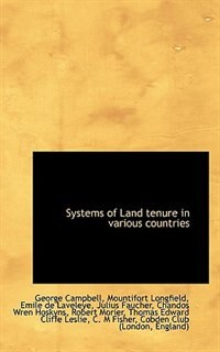 Systems Of Land Tenure In Various Countries