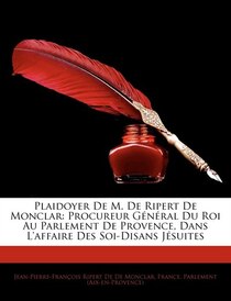 Plaidoyer De M. De Ripert De Monclar