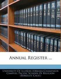 Annual Register ...