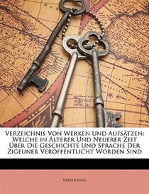 Verzeichnis Von Werken Und Aufsätzen
