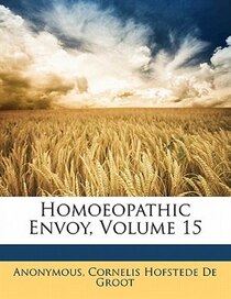 Homoeopathic Envoy, Volume 15