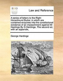 A Series Of Letters To The Right Honedmund Burke