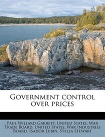 Government Control Over Prices