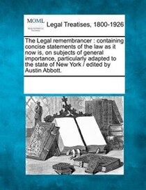 The Legal Remembrancer