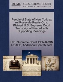 People Of State Of New York Ex Rel Rosevale Realty Co V. Kleinert U.s. Supreme Court Transcript Of Record With Supporting Pleadings