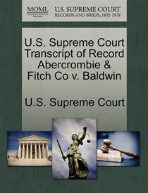 U.s. Supreme Court Transcript Of Record Abercrombie & Fitch Co V. Baldwin