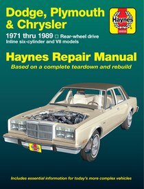 Dodge/ Plymouth/ Chrysler RWD 71 - 89