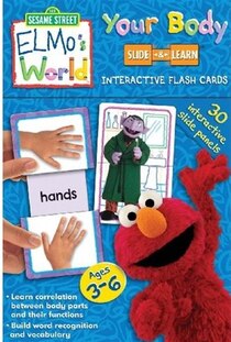 Elmos World Slide & Learn Flash Cards Your Body