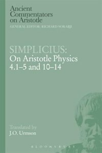 Simplicius On Aristotle Physics 4.1-5 And 10-14