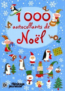 1000 autocollants de Noël