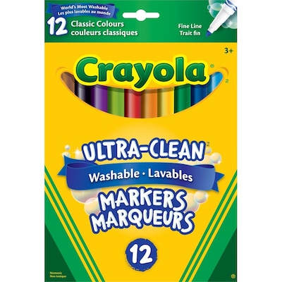 Crayola 10 Fineline Original Markers by Crayola